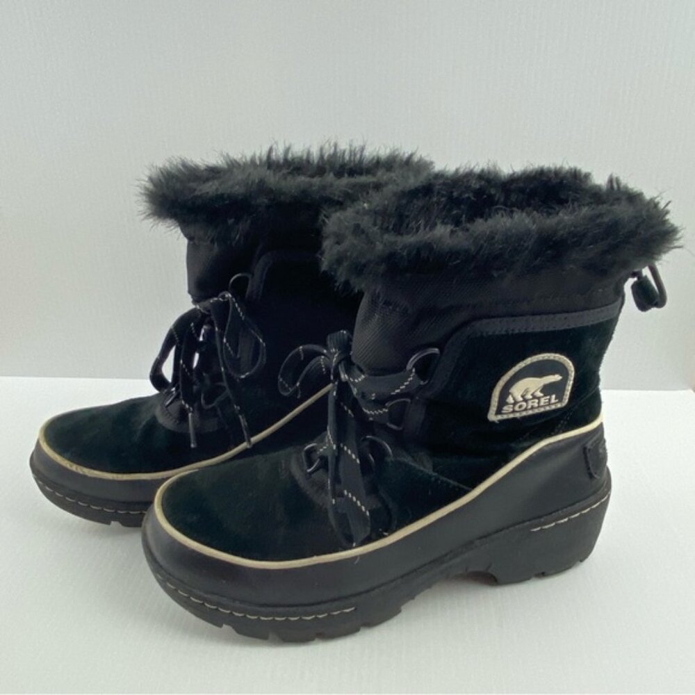 Sorel Tivoli II Boots Suede Faux Fur Winter Snow Boots